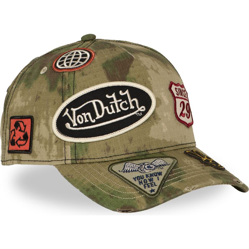 kasketter-buet-camouflage-snapback-kamo04-af-von-dutch kasketter-buet-camouflage-snapback-kamo04-af-von-dutch