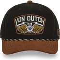 kasketter-buet-brun-snapback-sem16-af-von-dutch