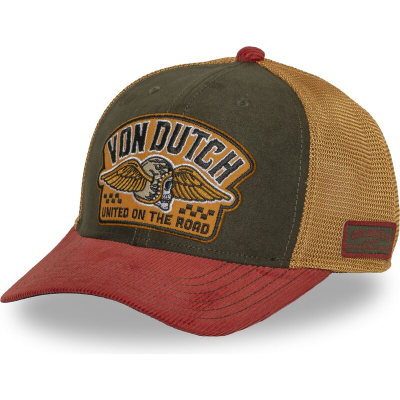 kasketter-buet-flerfarvet-snapback-sem19-af-von-dutch