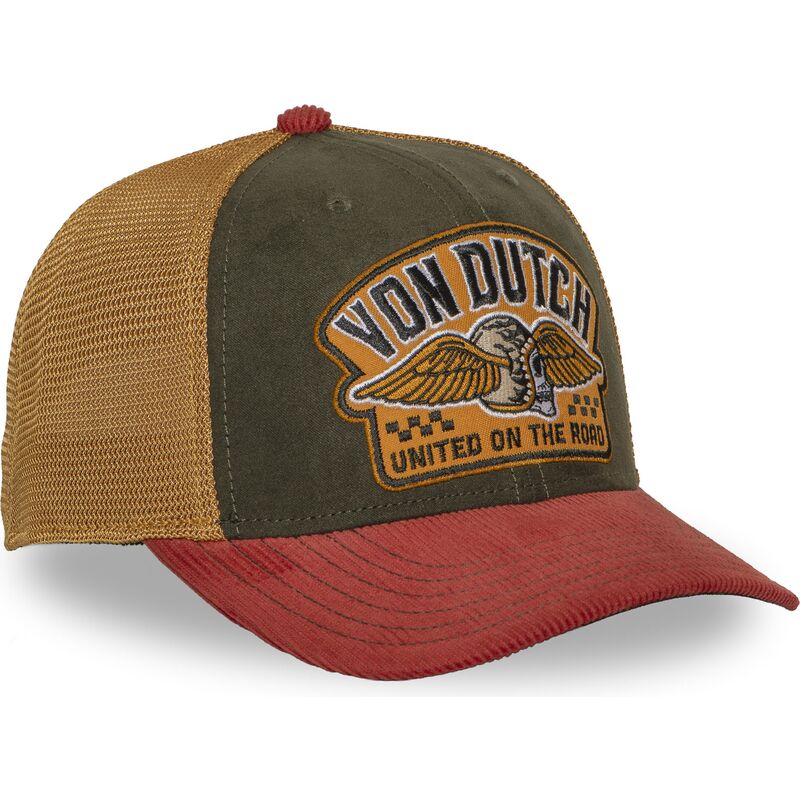 kasketter-buet-flerfarvet-snapback-sem19-af-von-dutch