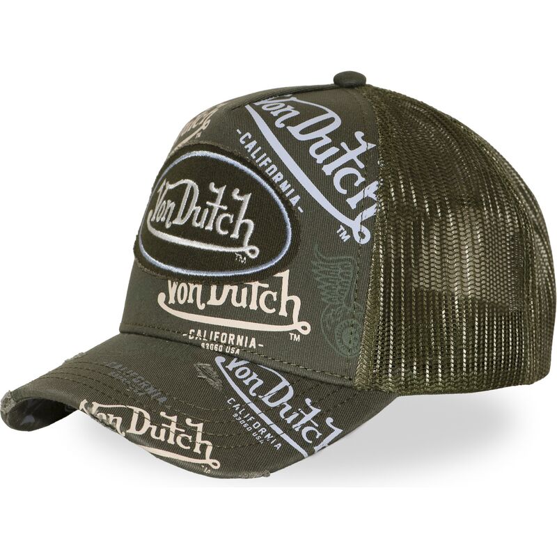 kasketter-buet-gron-snapback-cafe14-af-von-dutch
