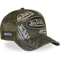kasketter-buet-gron-snapback-cafe14-af-von-dutch