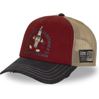 Kasketter buet flerfarvet snapback CREW36 af Von Dutch