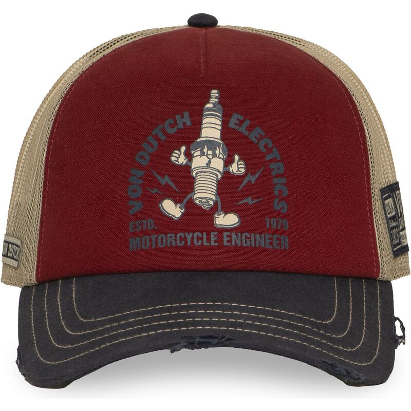 kasketter-buet-flerfarvet-snapback-crew36-af-von-dutch
