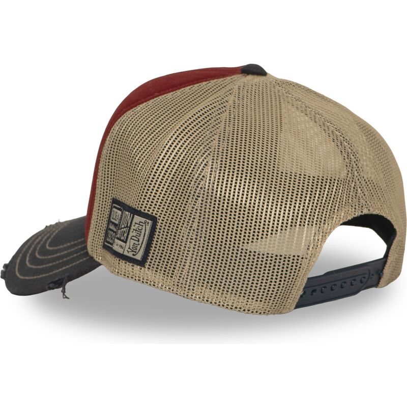 kasketter-buet-flerfarvet-snapback-crew36-af-von-dutch