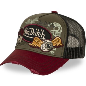 Kasketter buet flerfarvet snapback PATCHES17 af Von Dutch