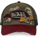kasketter-buet-flerfarvet-snapback-patches17-af-von-dutch
