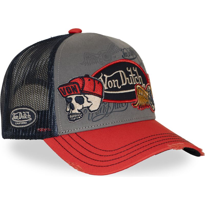kasketter-buet-flerfarvet-snapback-patches18-af-von-dutch