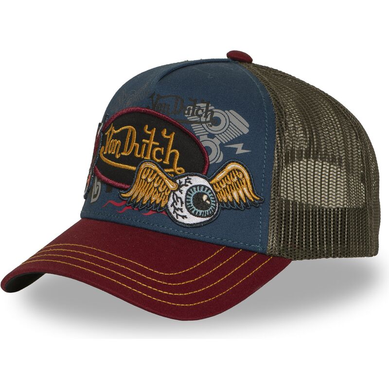 kasketter-buet-flerfarvet-snapback-patches20-af-von-dutch kasketter-buet-flerfarvet-snapback-patches20-af-von-dutch