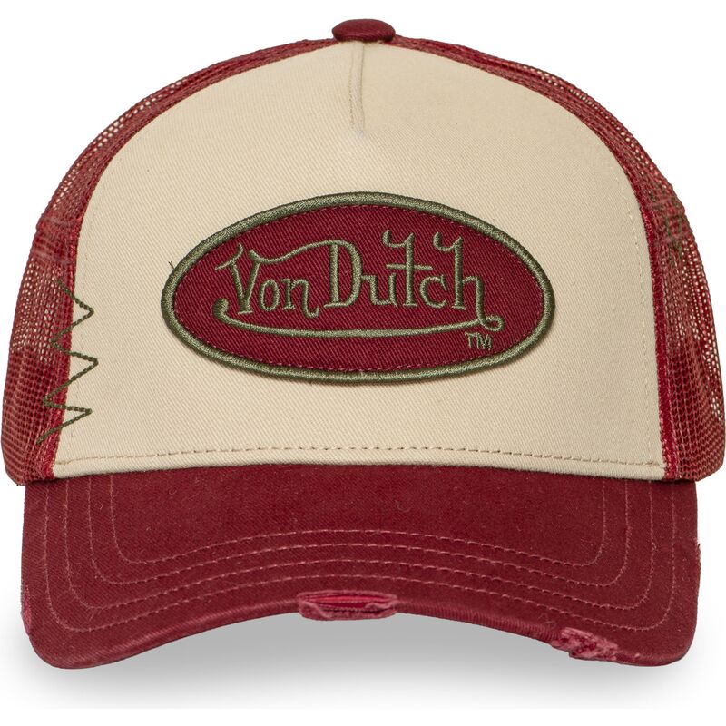 kasketter-buet-rod-snapback-used-16-af-von-dutch