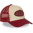 kasketter-buet-rod-snapback-used-16-af-von-dutch
