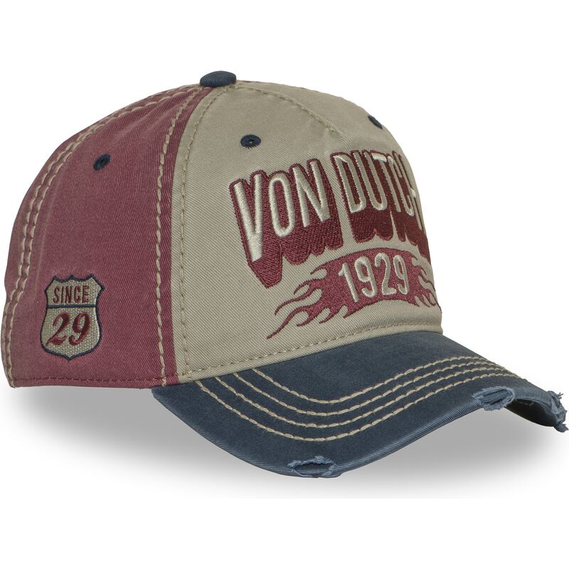 kasketter-buet-flerfarvet-justerbar-rem-retro15-af-von-dutch kasketter-buet-flerfarvet-justerbar-rem-retro15-af-von-dutch