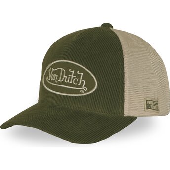 Kasketter buet grøn justerbar rem LOF B47 af Von Dutch