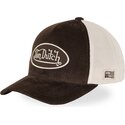 kasketter-buet-brun-justerbar-rem-lof-b49-af-von-dutch