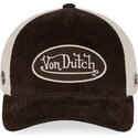 kasketter-buet-brun-justerbar-rem-lof-b49-af-von-dutch
