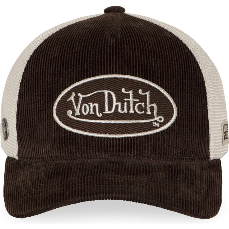 kasketter-buet-brun-justerbar-rem-lof-b49-af-von-dutch kasketter-buet-brun-justerbar-rem-lof-b49-af-von-dutch