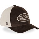 kasketter-buet-brun-justerbar-rem-lof-b49-af-von-dutch