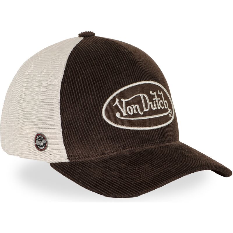 kasketter-buet-brun-justerbar-rem-lof-b49-af-von-dutch kasketter-buet-brun-justerbar-rem-lof-b49-af-von-dutch