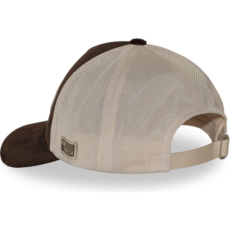 kasketter-buet-brun-justerbar-rem-lof-b49-af-von-dutch kasketter-buet-brun-justerbar-rem-lof-b49-af-von-dutch