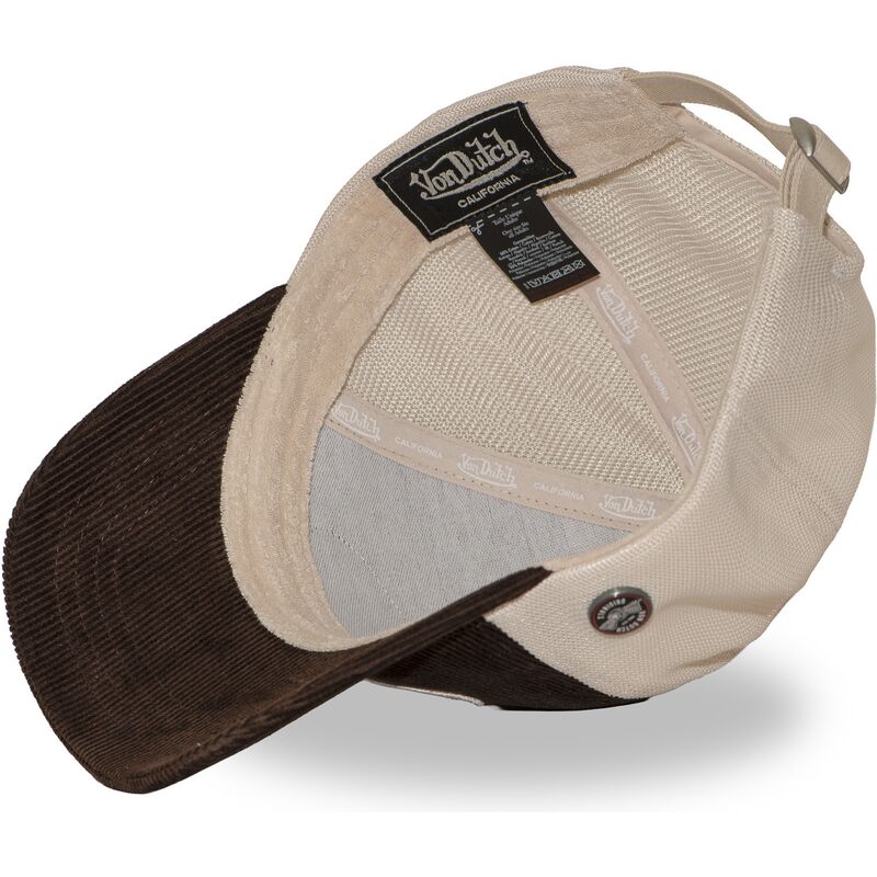 kasketter-buet-brun-justerbar-rem-lof-b49-af-von-dutch kasketter-buet-brun-justerbar-rem-lof-b49-af-von-dutch