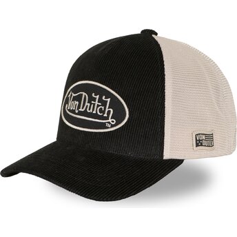 Kasketter buet sort justerbar rem LOF B50 af Von Dutch