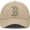 kasketter-buet-beige-justerbar-rem-club-structured-uv-poly-ripstop-fra-boston-red-sox-mlb-af-nike