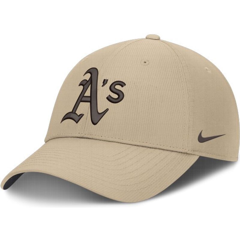 kasketter-buet-beige-justerbar-rem-structured-uv-poly-ripstop-fra-oakland-athletics-mlb-af-nike kasketter-buet-beige-justerbar-rem-structured-uv-poly-ripstop-fra-oakland-athletics-mlb-af-nike