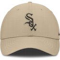 kasketter-buet-beige-justerbar-rem-club-structured-uv-poly-ripstop-fra-chicago-white-sox-mlb-af-nike