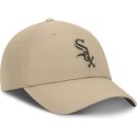 kasketter-buet-beige-justerbar-rem-club-structured-uv-poly-ripstop-fra-chicago-white-sox-mlb-af-nike