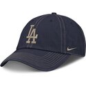kasketter-buet-marinebla-justerbar-rem-fathers-day-club-unstructured-organic-cotton-fra-los-angeles-dodgers-mlb-af-nike
