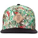 kasketter-flad-gron-snapback-woven-jungle-af-djinns