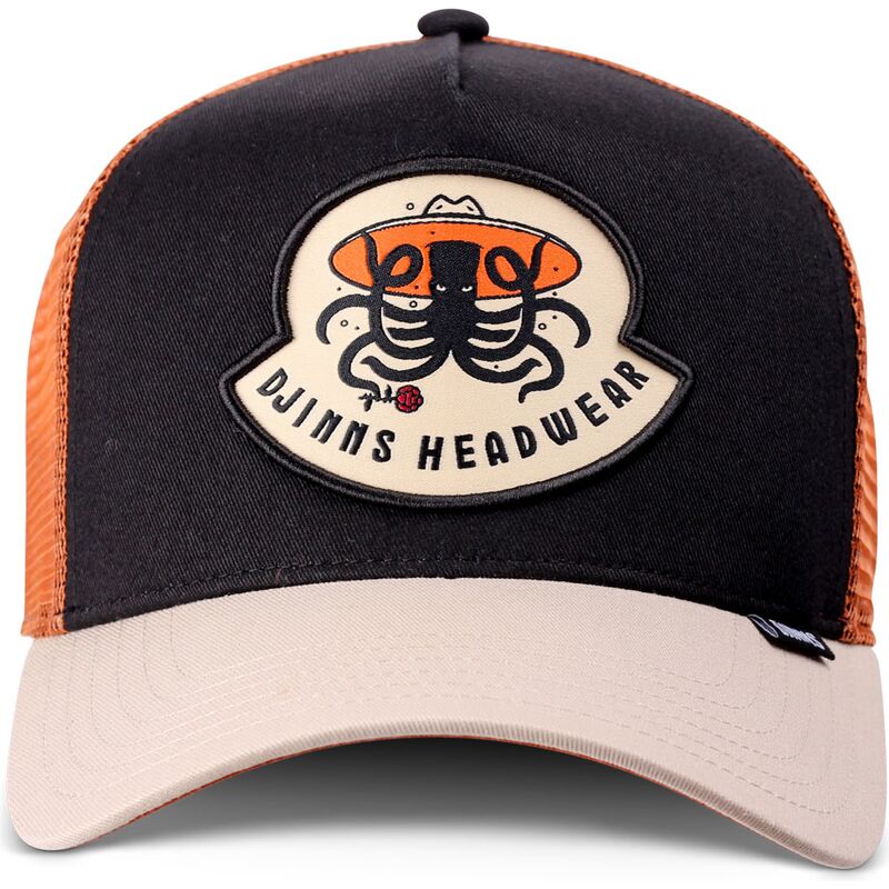 kasketter-buet-sort-snapback-hft-rose-kraken-af-djinns kasketter-buet-sort-snapback-hft-rose-kraken-af-djinns