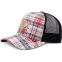 kasketter-buet-flerfarvet-snapback-hft-patch-check-red-af-djinns