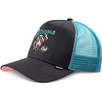 Kasketter buet sort snapback HFT DNC Flamingo af Djinns