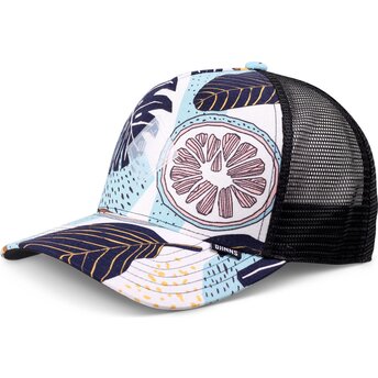 Kasketter buet blå snapback HFT Aloha Blue af Djinns
