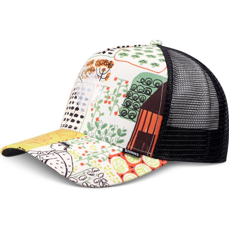 kasketter-buet-flerfarvet-snapback-hft-bali-shirt-af-djinns