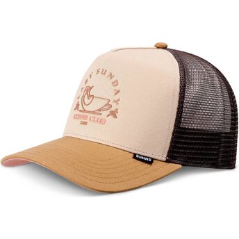 Kasketter buet beige snapback HFT Lazy Bird af Djinns