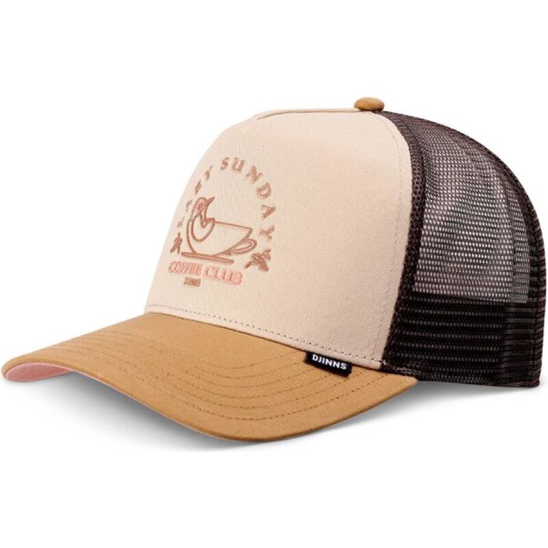 kasketter-buet-beige-snapback-hft-lazy-bird-af-djinns kasketter-buet-beige-snapback-hft-lazy-bird-af-djinns