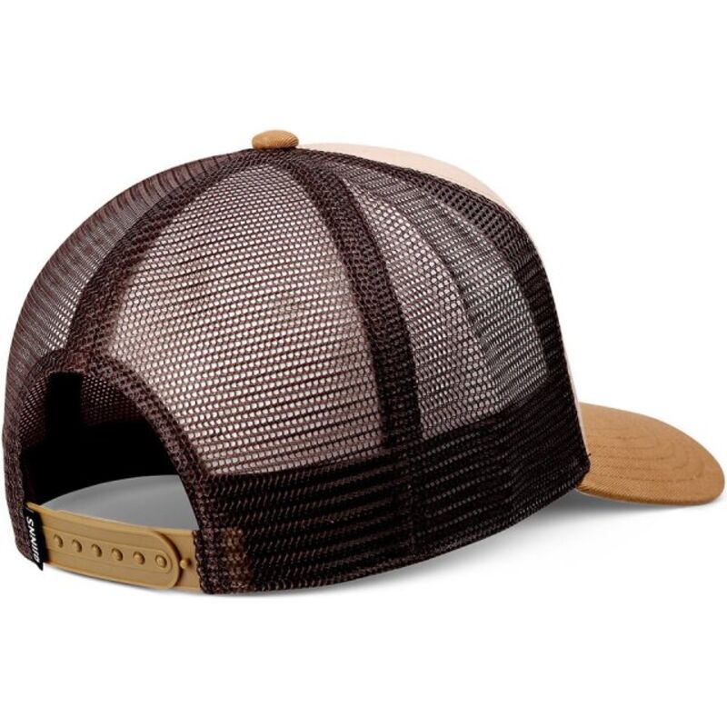 kasketter-buet-beige-snapback-hft-lazy-bird-af-djinns kasketter-buet-beige-snapback-hft-lazy-bird-af-djinns