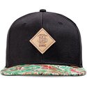 kasketter-flad-sort-snapback-woven-jungle-rev-af-djinns