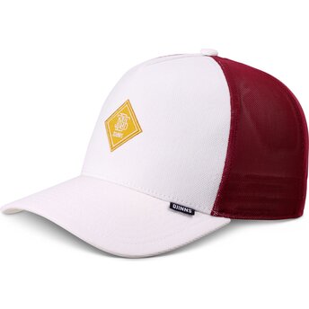 Kasketter buet hvid snapback HFT FineFine Mesh af Djinns