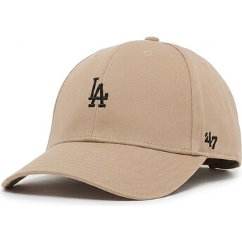 Kasketter buet beige justerbar rem MVP Base Runner Legend fra Los Angeles Dodgers MLB af 47 Brand