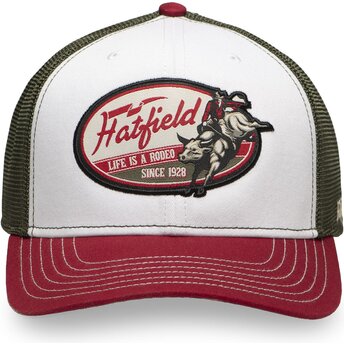 Kasketter buet flerfarvet snapback SEMI ROD af Hatfield
