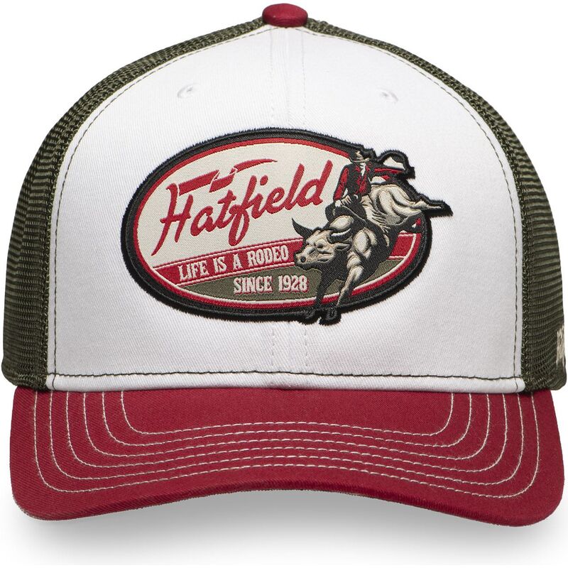 kasketter-buet-flerfarvet-snapback-semi-rod-af-hatfield