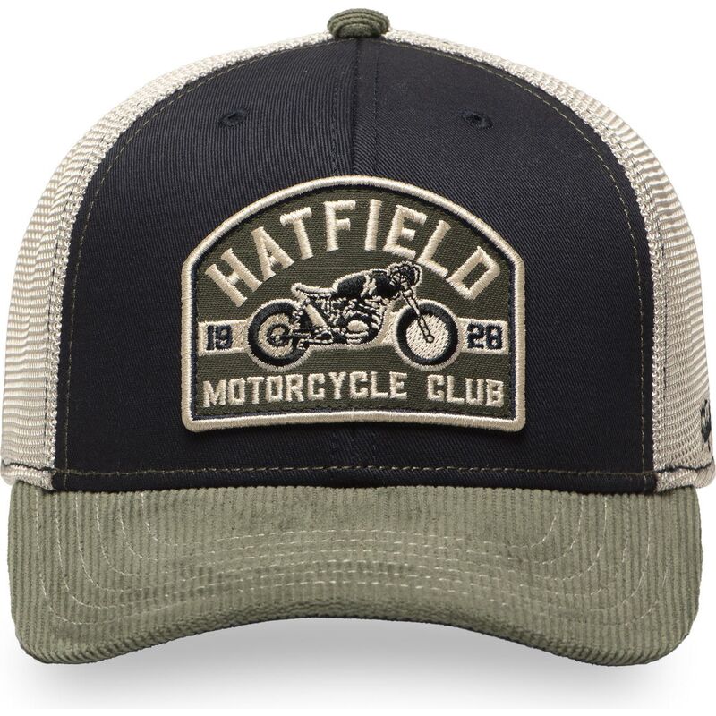 kasketter-buet-flerfarvet-snapback-semi-mot-af-hatfield