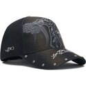 kasketter-buet-sort-justerbar-rem-storming-rose-washed-af-ed-hardy
