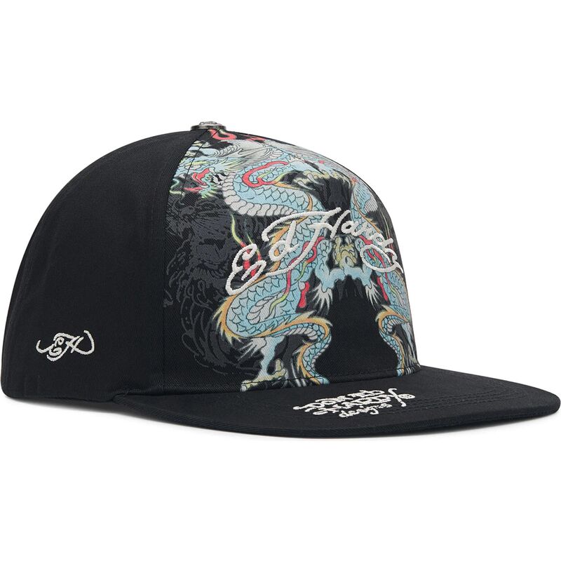 kasketter-flad-sort-snapback-battle-af-ed-hardy