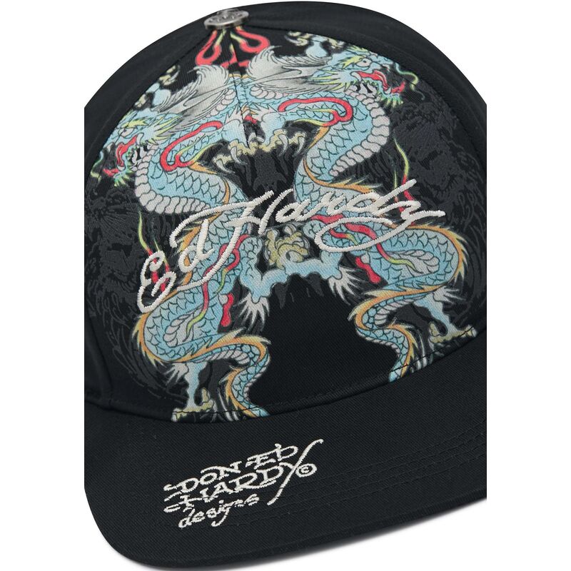 kasketter-flad-sort-snapback-battle-af-ed-hardy