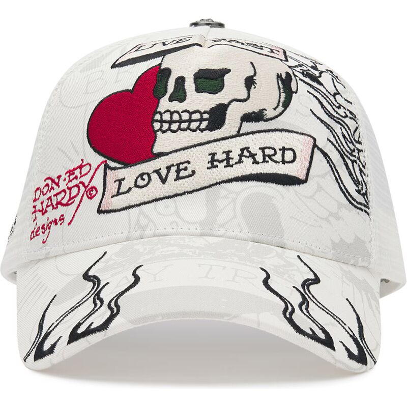 kasketter-buet-hvid-snapback-live-fast-love-hard-af-ed-hardy