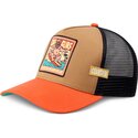 kasketter-buet-brun-snapback-hft-chill-surf-af-coastal